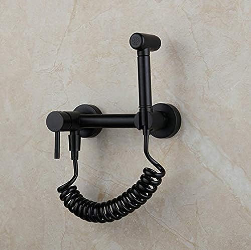 Robinet de bidet eau chaude et froide en laiton résistant pour éliminer le papier toilette