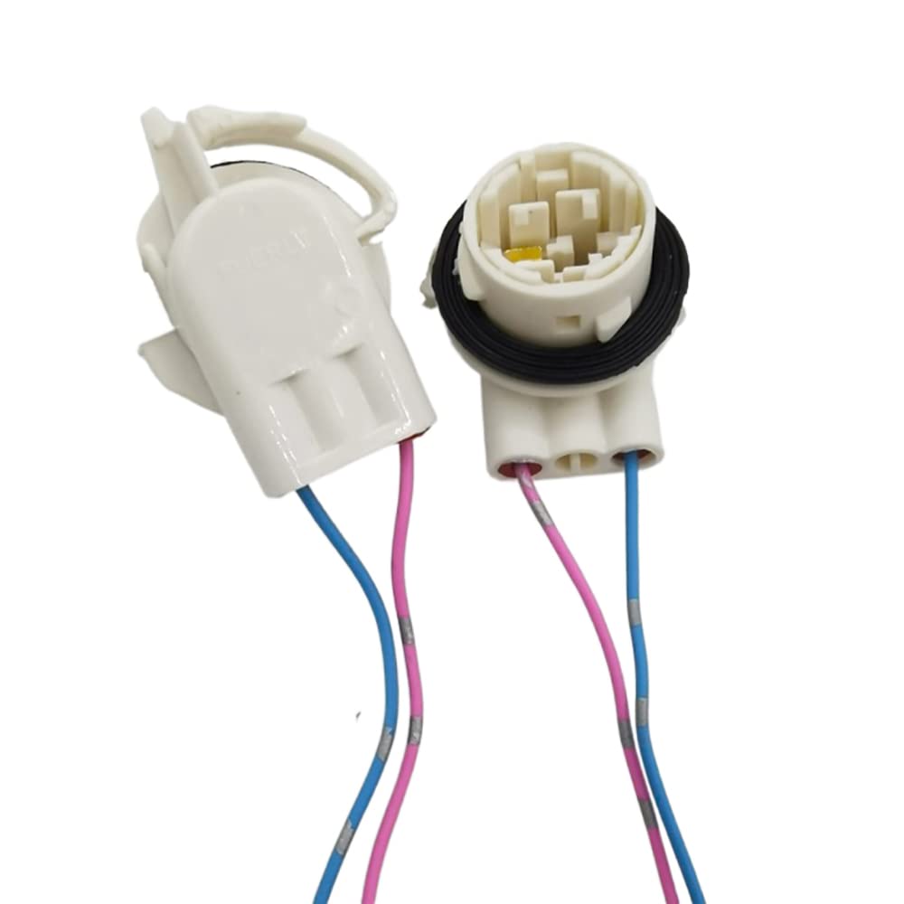 Universal 4114 Pigtail Wire Socket Harness – For Brake, Tail, Stop Lights (2-Pack)
