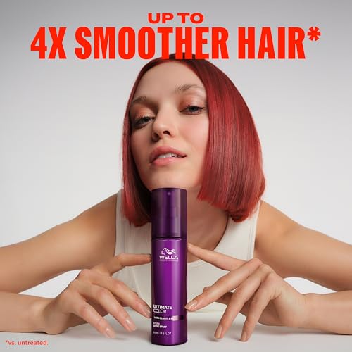Image of Wella Professionals Ultimate Color Shine Spray | Lasting Smoothness | Shine | For All Color-Treated Hair | 3.2 Fl Oz | 95ml