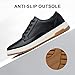 Jousen Mens Casual Shoes Retro Men's Fashion Sneakers Simple Oxford Dress for Men (AMY5118A Black 11.5)