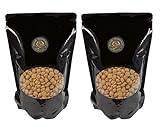 Legendary und Callebaut CALLETS WEIß mit Karamel 2 x 1 kg - Original belgische Schoko Drops, für Schokoladen-Fondue und Schoko-Brunnen, Ganache , Glasur, zum Trinken usw.