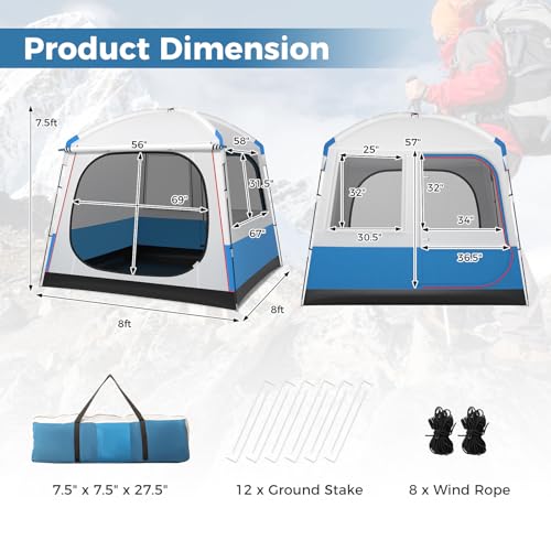 Carpa para Camping Tangkula 5 Personas miniatura 5