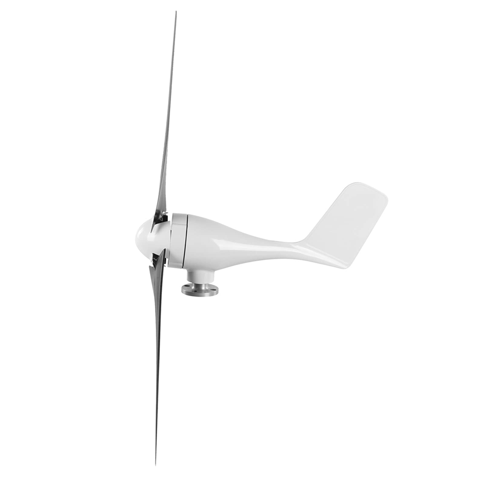 Haofy Kit de Aerogenerador de Generador de Turbinas Eólicas Eficiente de 100 W con Controlador Componentes Duraderos de 3 Aspas para Terrazas Generador Síncrono de Imán Permanente de CA Negro (48V)
