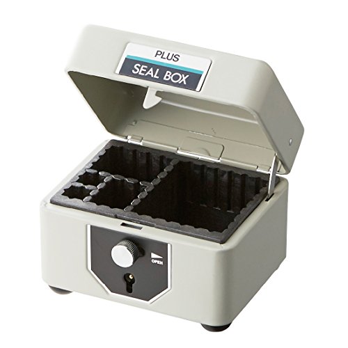 PLUS SB-006 37-165 Steel Stamp Box, Seal Case, Elgray, Beans, Holds 29 Subject Stamps