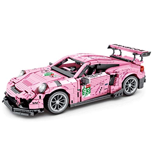 Mocdiy Technik Auto Bausteine, Sportwagen Modell Bauset, 1063 Klemmbausteine Technik Konstruktionsspielzeug Kompatibel… – Bild 3