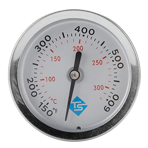 Thermomètre de barbecue avec jauge de température 600 °C pour barbecue Weber