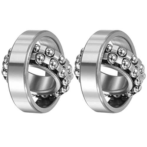 Roulement à billes auto-alignant 1206 double rangée uxcell 30mm pour arbre mécanique