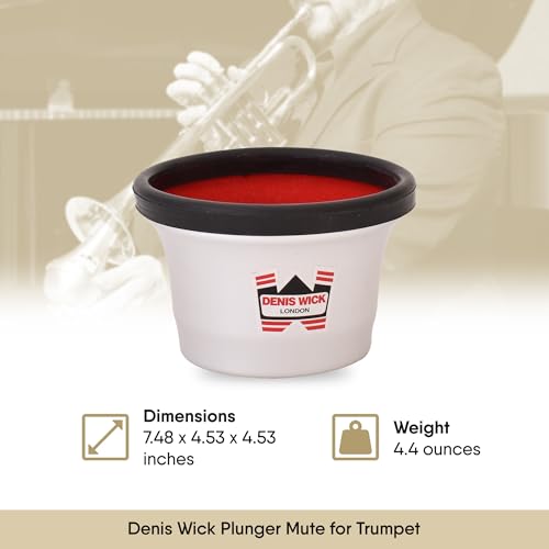 image for Denis Wick Plunger Mute for Trumpet, 5510 - Extra Large Plunger Mute w