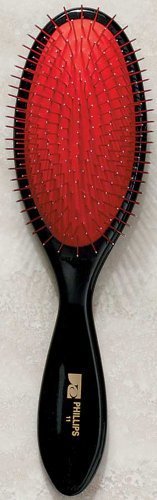 Phillips Brush #11 * Metal Bristles With Red Cushion