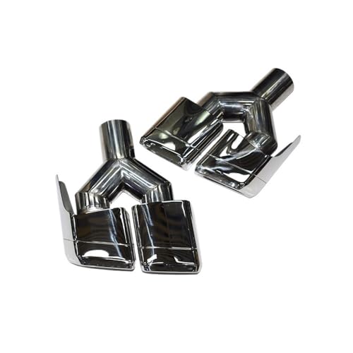 Enjoliveur d'échappement pour remplacer embout abîmé sur Benz CLS63 W212 W204, double sortie quad