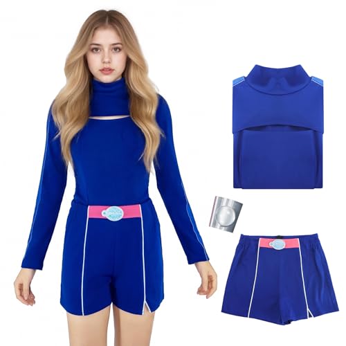 Gvnphal Zombies Nova Costume Addison Costume Adult Womens Dawn of Vampires Cosplay Halloween Party Outfit with Wristband M