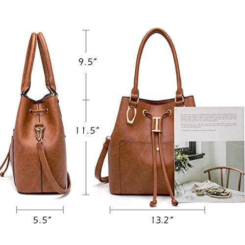 Ljoseind Women’s Handbags Designer Hobo Bags Large Crossbody Bucket Bags Shoulder Satchel Purses #TOP2