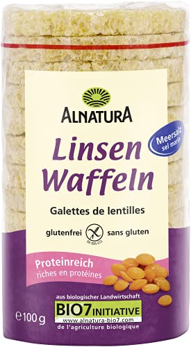 Alnatura Linsenwaffeln mit Meersalz, 1 x 100 g