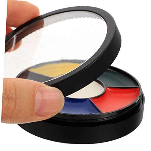 VILLCASE 6 Pigmentos Faciais De Óleo Kit De Maquiagem Zumbi Ferramentas De Cera De Cicatriz De Ferid