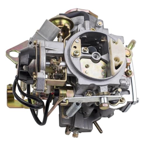 Carburador de 2 cilindros 16010-21G61 compatible con piezas de motocicletas automotrices 720 Pickup 2.4L Z24 motor 1983 1984 1985 1986 para número de pieza 16010-21G61