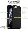 OtterBox iPhone SE 3ra y 2da Gen, iPhone 8 y iPhone 7 (No Compatible con Modelos Plus) Funda Serie Commuter - Negro, Delgada y Resistente, Amigable con el Bolsillo, con Protección de Puertos 7