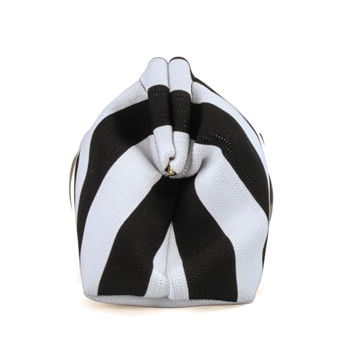 Image of YYW Clutch Purses for Women,Woven Crochet Purse Colorblock Shoulder Bag Casual Knitted Handbag