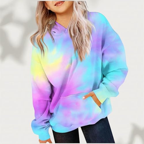 Hoodies for Teen Girls Trendy Oversized Pullover Sweatshirts Cute Long Sleeve Preppy Loose Tops Tween Girl Clothes2