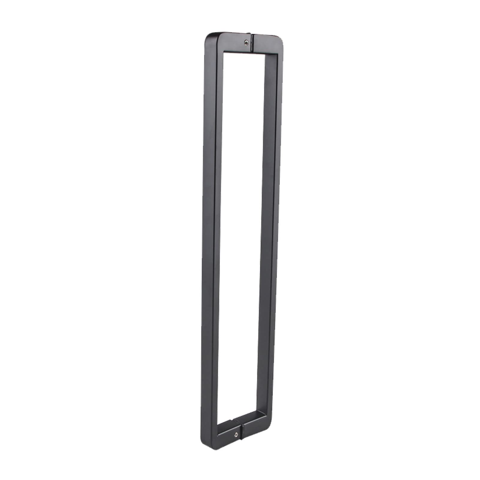 Poignée de porte de douche coulissante en verre antidérapante et robuste en inox noir
