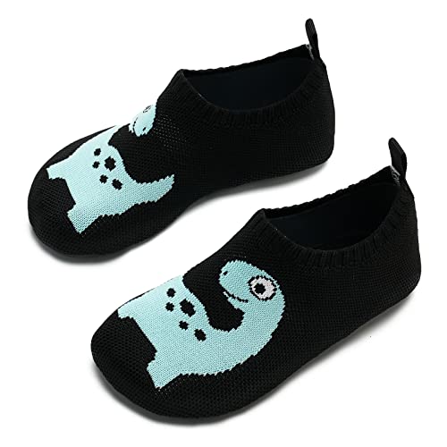 WateLves Hausschuhe Kinder Mädchen Slipper Rutschfeste Leichte Turnschläppchen Flexibe Atmungsaktive Barfuss Pantoffeln Kindergarten