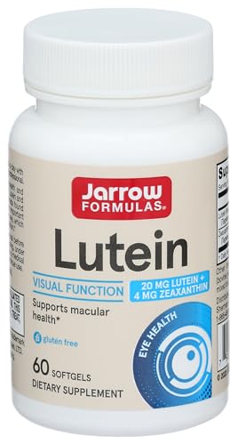 Jarrow Formulas Lutein Softgels, 20 mg, 60 CT