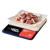 Báscula Para Alimentos,Pantalla LED De Alta Precisión De 0.1g Con 5 Unidades De Medida,Báscula Digital Para Alimentos Líquidos Y Secos | Para Pan Carne Postre Café Hogar Panadería Restaurante Catering