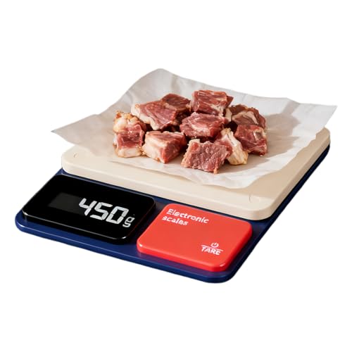Báscula Digital de Alimentos,0,1 g Alta Precisión Función Tara | Báscula Digital De Cocina Para Preparación De Comidas - Para Café, Pan, Condimentos, Postres, Hogar, Panadería, Restaurante, Catering,