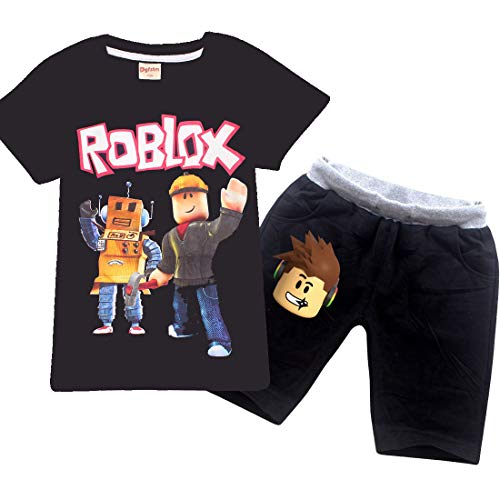 Roblox Boys Cartoon Character Short Sleeve T-Shirt (Pack of 2), Set Black :  Amazon.com.be: Fashion