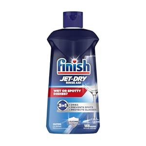 Finish Jet-Dry Liquid Rinse Aid, Dishwasher Rinse and Drying Agent, 23 fl oz, Packaging may vary ( Pack of 1 )