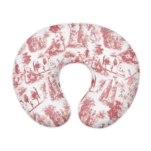 Image of Daulesho French Countryside Nursing Pillow Cover Rustic Style Baby Boys or Girls Removable Nursing Covers for Breastfeeding Pillows, Bottle Feeding Pillow Cover