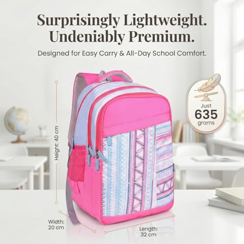 Image of VISMIINTREND School Bags for Girls & Boys 11-12, 13-14 Years, 12+ Years Old, Water Resistant, Laptop Casual Travel College School Backpack for Boys /Girls | Birthday /Rakhi Gifts
