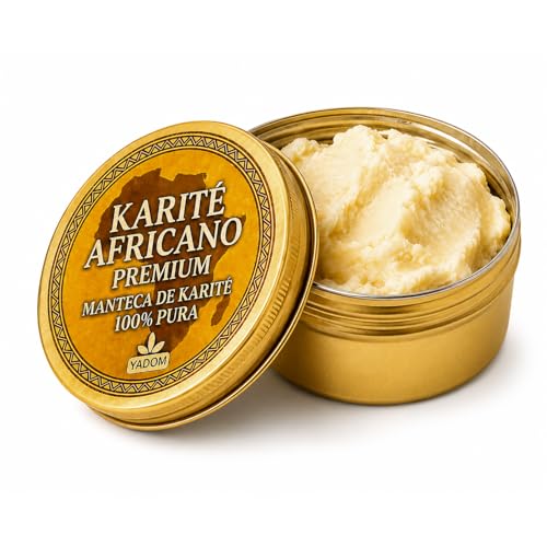 TIENDA EURASIA – Manteca de Karité Premium 100% Natural | Hidratación y Nutrición Intensiva para Piel y Cabello | Fórmula Multiusos para Rostro, Cuerpo y Labios | Textura Rica y Suave | Formato 100 ml