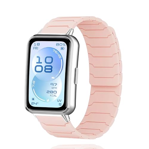 [AnnTec] For HUAWEI Band 11 / HUAWEI Band 11 Pro �o���h �����x���g �R���p�`�u�� �t�@�E�F�C�o���h �����o���h �ւ��x���g �V���R���� �}�O�l�b�g�N���X�v �X�|�[�c�o���h �h�� �ʋC�� �_�炩�� �X�}�[�g�E