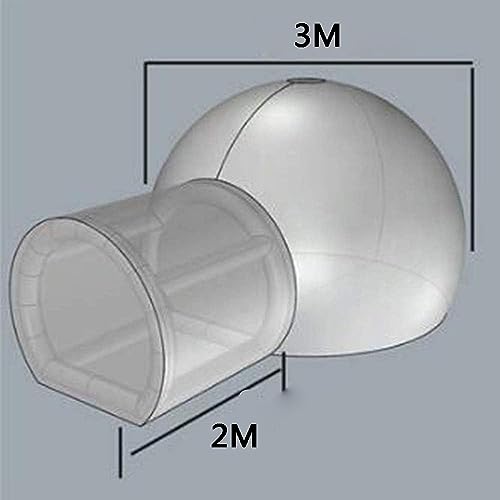 Carpa inflable transparente GeRRiT diámetro 3 m miniatura 3