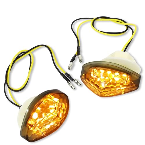 Clignotants LED ambre fumés pour motos Honda CBR600RR et CBR1000RR