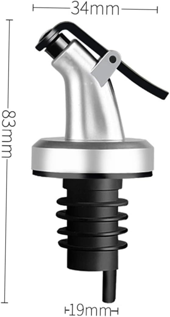 Luxshiny 10pcs Wine Pourer Oil Stopper Nozzle for Kitchen Use for Restaurants Bars and Home Entertaining
