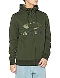2 Seitentaschen Oakley Herren Bark FZ Hoodie - New Dark Brush - XL
