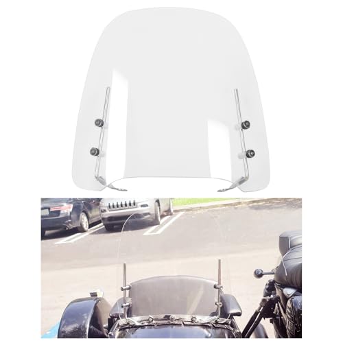 HECASA Universal Motorcycle Scooter Windshield 14.3"x16.5"