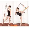 Door Leg Stretcher, Door Flexibility & Stretching Leg Strap - Great for Ballet Cheer Dance Gymnastics or Any Sport Leg Stretcher Door Flexibility Trainer Premium Stretching Equipment (Orange)