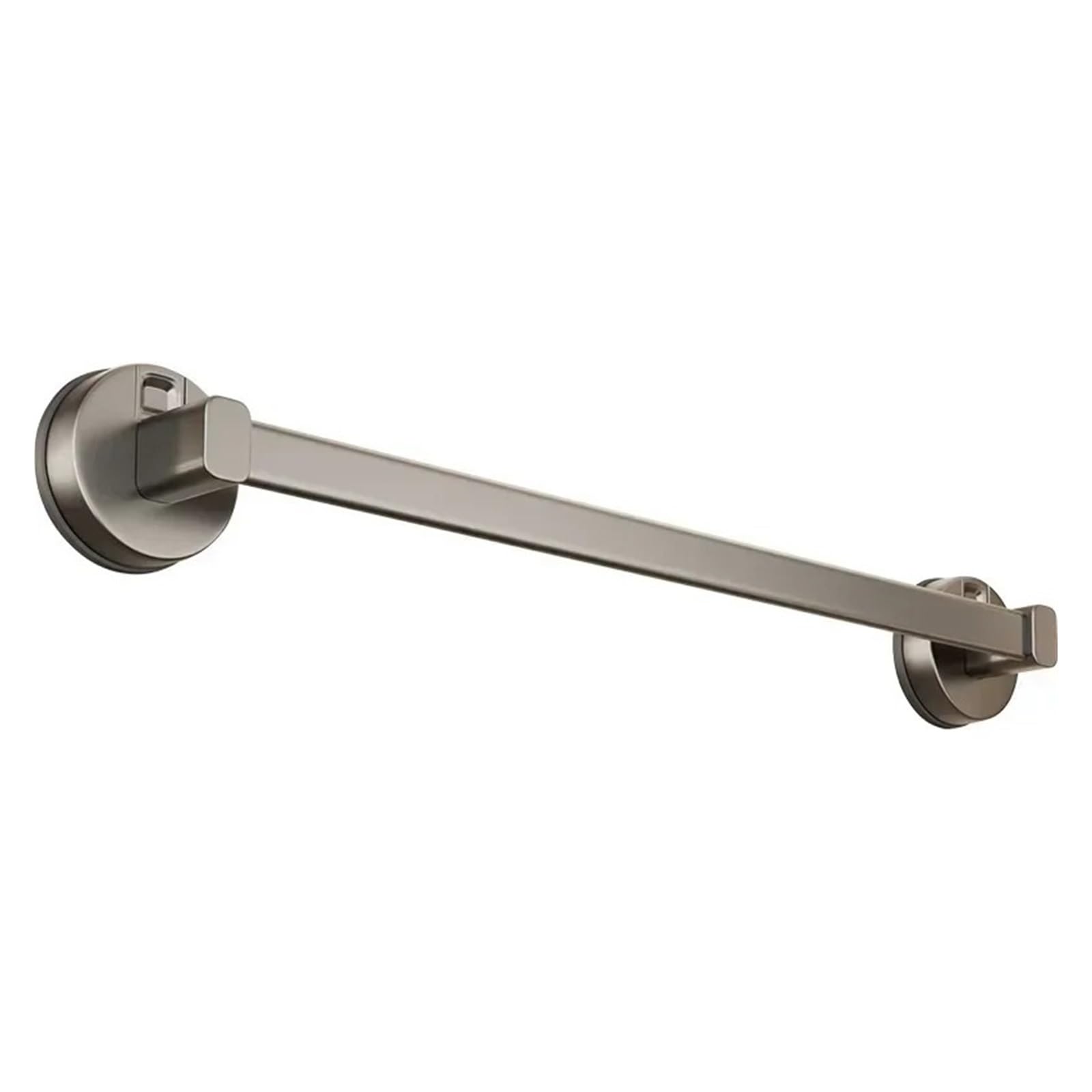 1pc Suction Cup Installation Towel Rack Slipper Wall Mounted Storage(Grey 40cm)