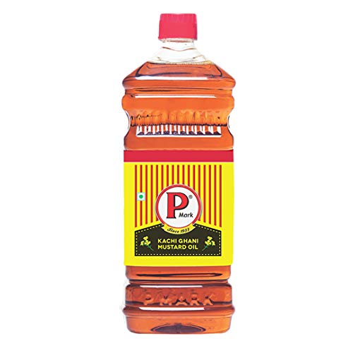 Image of P MARK SINCE 1933 P Mark Mustard Oil Kachi Ghani 1 Litre