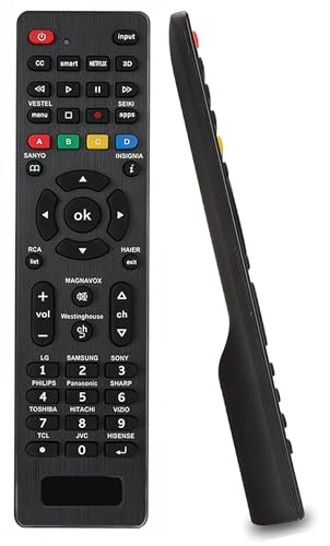 Universal Remote Control for LG, Samsung, Sony, Hisense, TCL, Philips, Vizio, Panasonic, Sanyo...