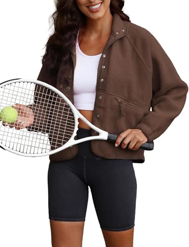 ReachMe Sherpa Jacket Fuzzy Fleece Jackets Winter Coats - Image 3