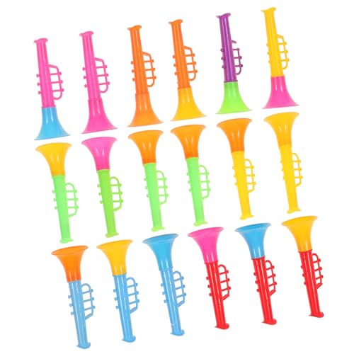 GARIOUANS 18 Piezas Trompetas de Plástico para Juguete Divertido y Instrumento Musical Infantil para...