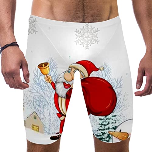 Short de bain pour homme motif Père Noël le cadeau idéal pour les fêtes aquatiques