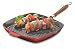 Produktbild Karl Krüger 76028 Vulcan Eisenguss-Steakpfanne, Gusseisen, rot / schwarz, 6 Einheiten, 49 x 28 x 3 cm