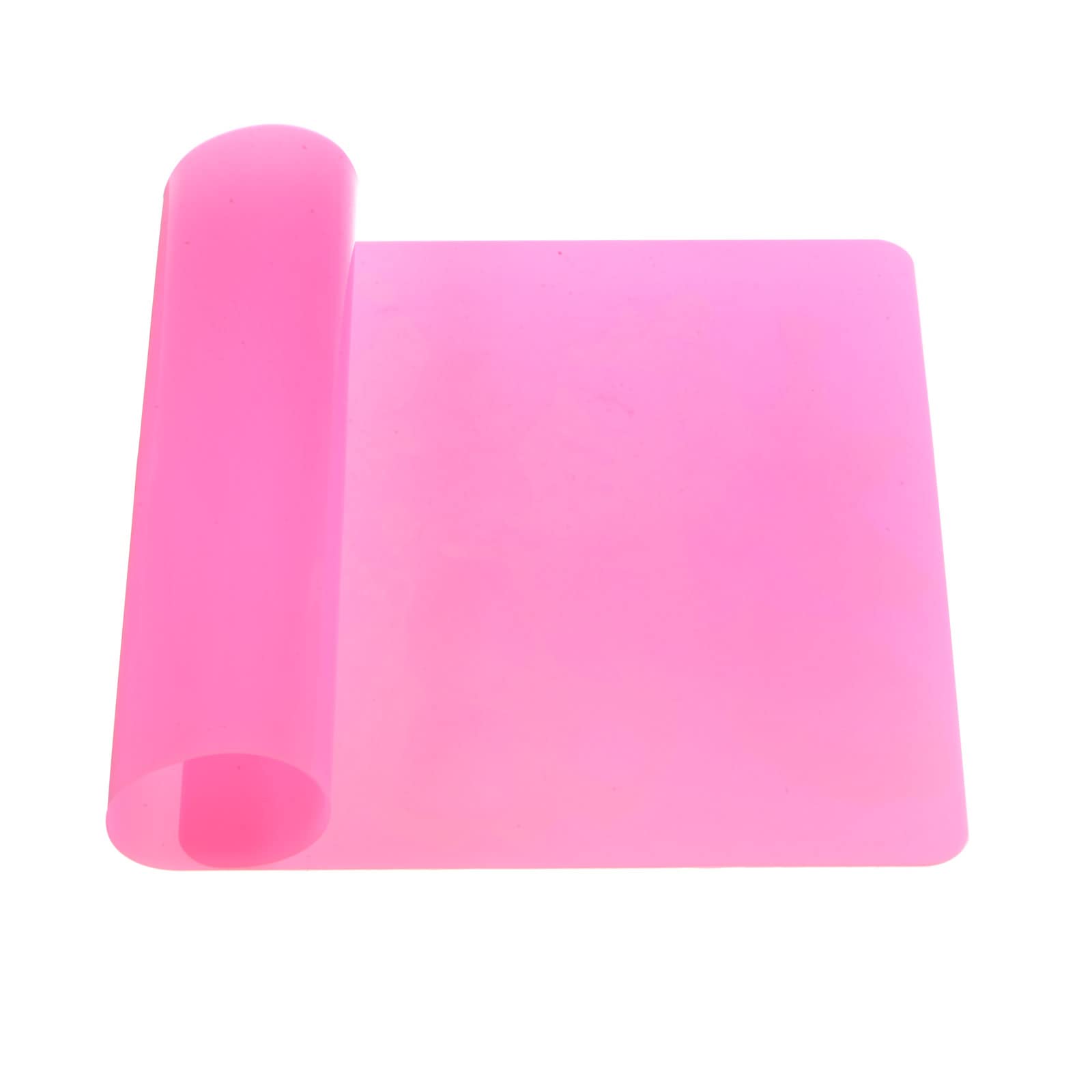sourcing map Silicone Mats for Crafts 11.8"x7.9" Multipurpose Table Protector Jewelry Casting Mold Sheet for Epoxy Resin, Painting, Pink