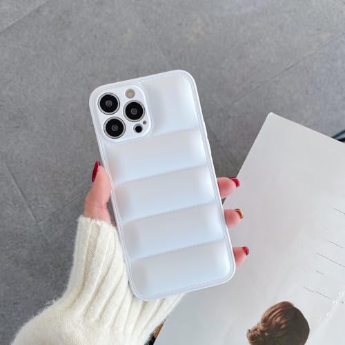Coque iPhone 14 Pro Max silicone blanc, finies les rayures à l'arrière