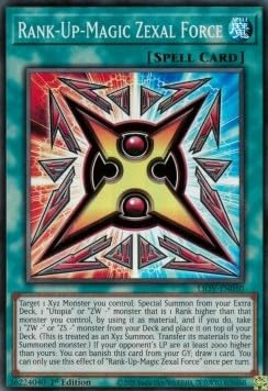 Rank-Up-Magic Zexal Force LIOV-EN050 Super Rare Englisch Boosterfrisch 1. Auflage - Lightning Overdrive - mit ReCollectibles-Versandschutz - für Yu-Gi-Oh!