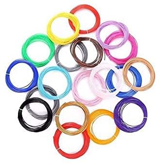 PLA 3D Printer Filament 1.75mm, 10 Colors × 5m Each | Multicolor PLA Sample Pack | ±0.03mm High Precision | Smooth Printing,-image-29
